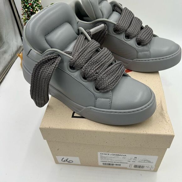 Men’s Dolce & Gabanna skate low top leather sneakers size 44 made in Italy - Picture 13 of 13